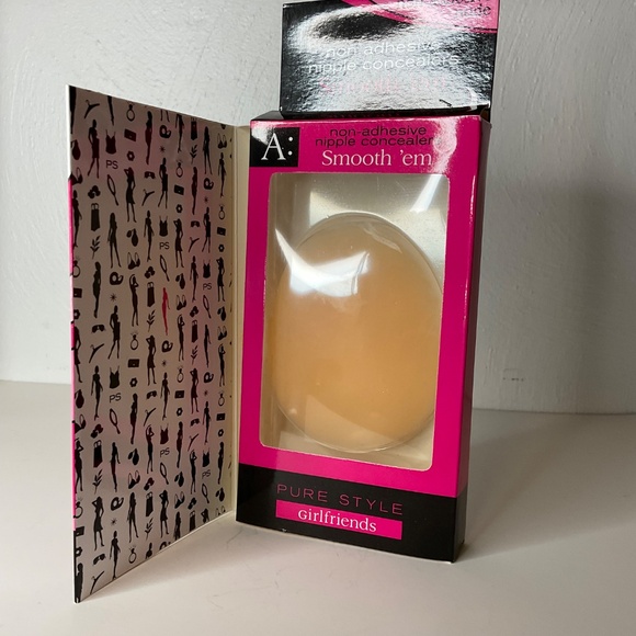 Pure Style Girlfriends Smooth ’em Non-Adhesive Nipple Concealers – Nude – New - Picture 2 of 3